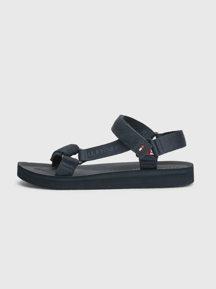 Tommy Hilfiger Essential Webbing Sandals Desert Sky Mens Boots Online