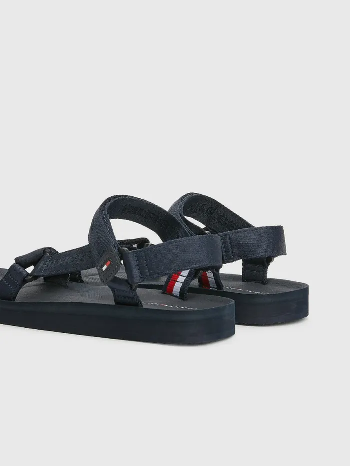 Tommy Hilfiger Essential Webbing Sandals Desert Sky Mens Casual Shoes On Sale