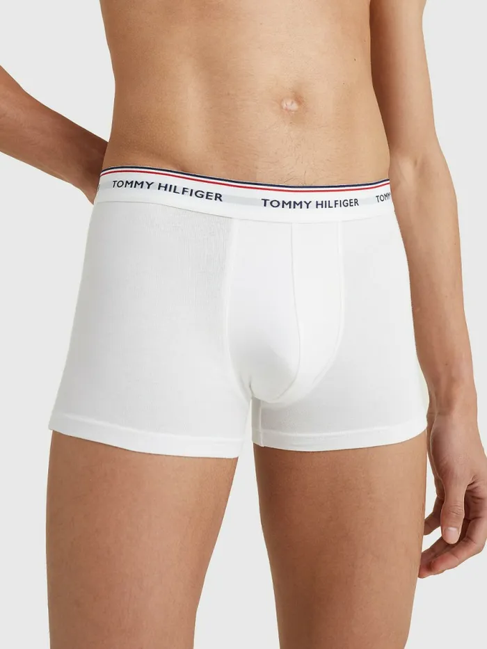Tommy Hilfiger Exclusive 3Pack Organic Cotton Trunks White Mens Underwear Near Me