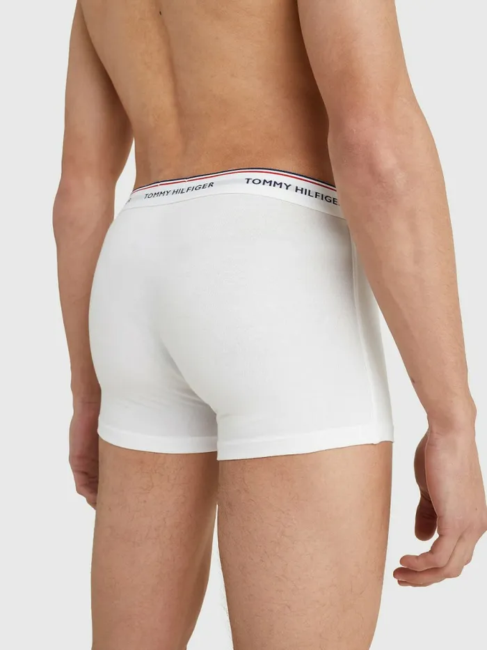 Tommy Hilfiger Exclusive 3Pack Organic Cotton Trunks White Mens Underwear Near Me