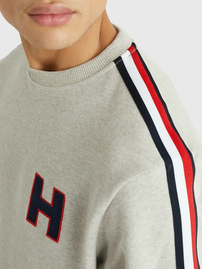 Tommy Hilfiger Exclusive Logo Track Sweatshirt LinoRecover Mens Sweatshirts and Hoodies Online