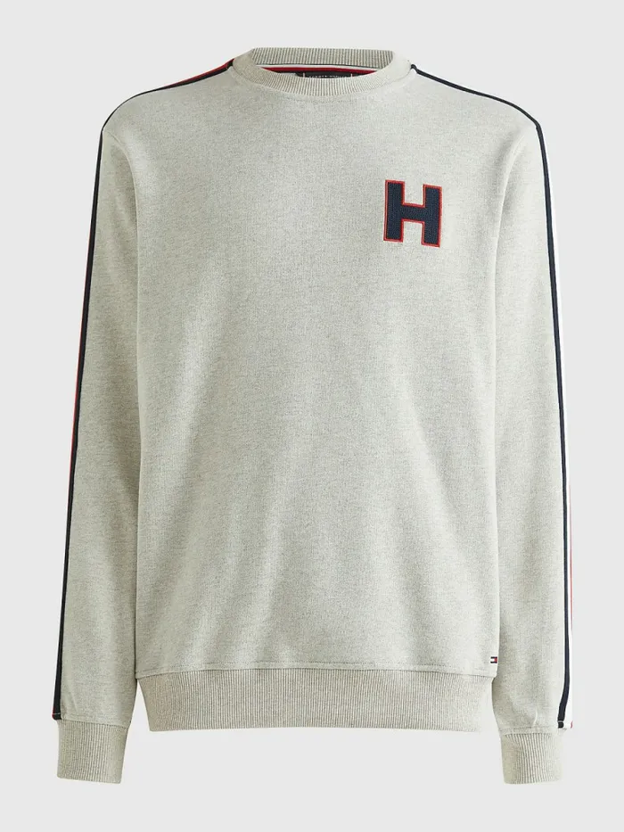 Tommy Hilfiger Exclusive Logo Track Sweatshirt LinoRecover Mens Sweatshirts and Hoodies Online