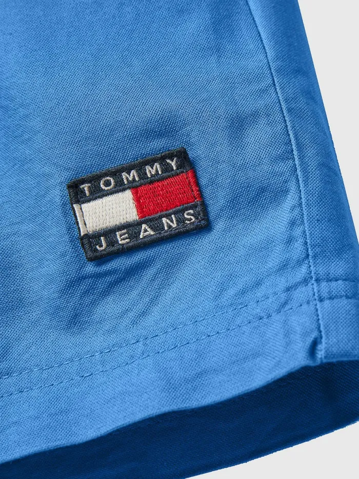 Tommy Hilfiger Exclusive Pop Drop Oxford Shorts Electric Aqua Mens Shorts Fashion