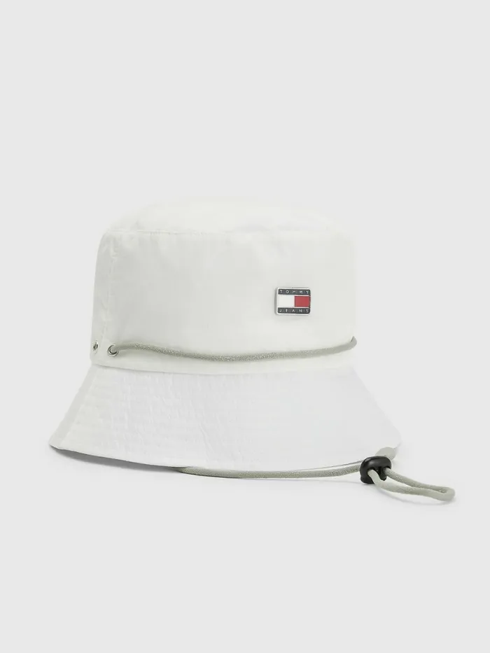 Tommy Hilfiger Festival Bucket Hat Ecru Womens Hats and Scarves Gift Ideas