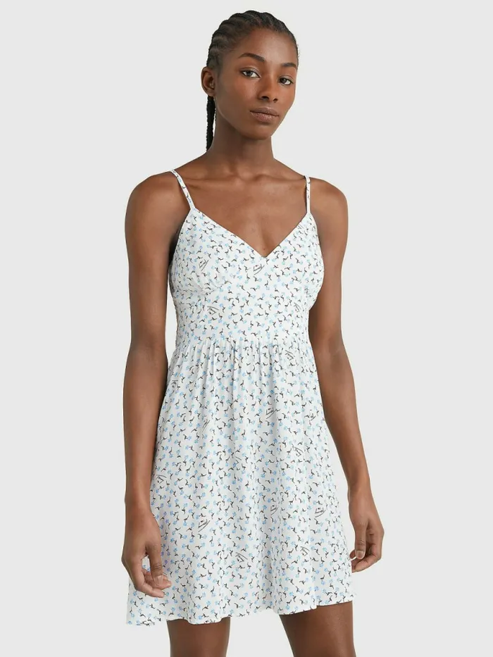Tommy Hilfiger Fit And Flare Print Mini Dress Island Floral Crush Print Womens Dresses and Jumpsuits Online Tommy Hilfiger Fit And Flare Print Mini Dress Island Floral Crush Print Womens Dresses and Jumpsuits Online
