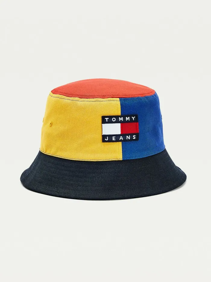 Tommy Hilfiger Flag Badge ColourBlocked Bucket Hat Colorblock Mens Hats and Scarves Gift Ideas Tommy Hilfiger Flag Badge ColourBlocked Bucket Hat Colorblock Mens Hats and Scarves Gift Ideas