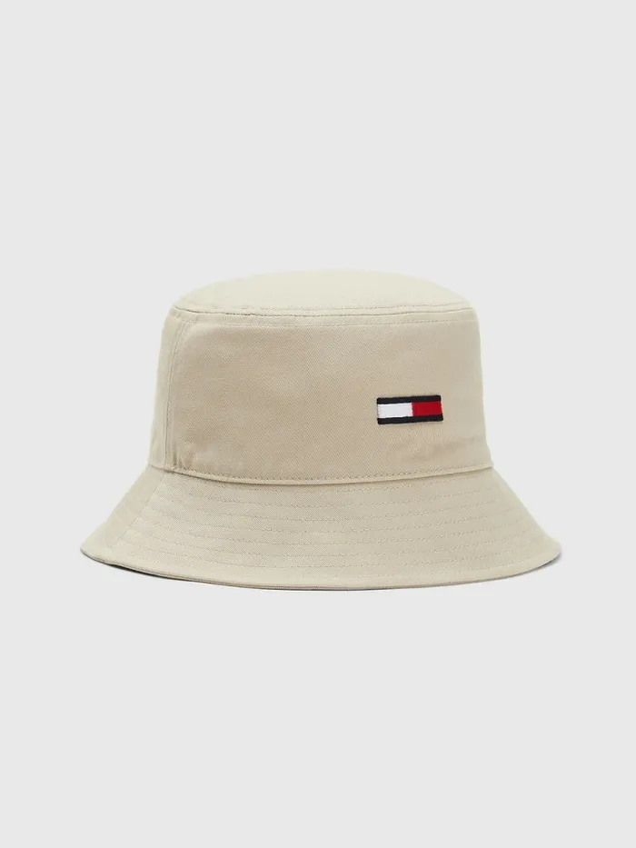 Tommy Hilfiger Flag Bucket Hat Savannah Sand Mens Hats and Scarves Gift Ideas