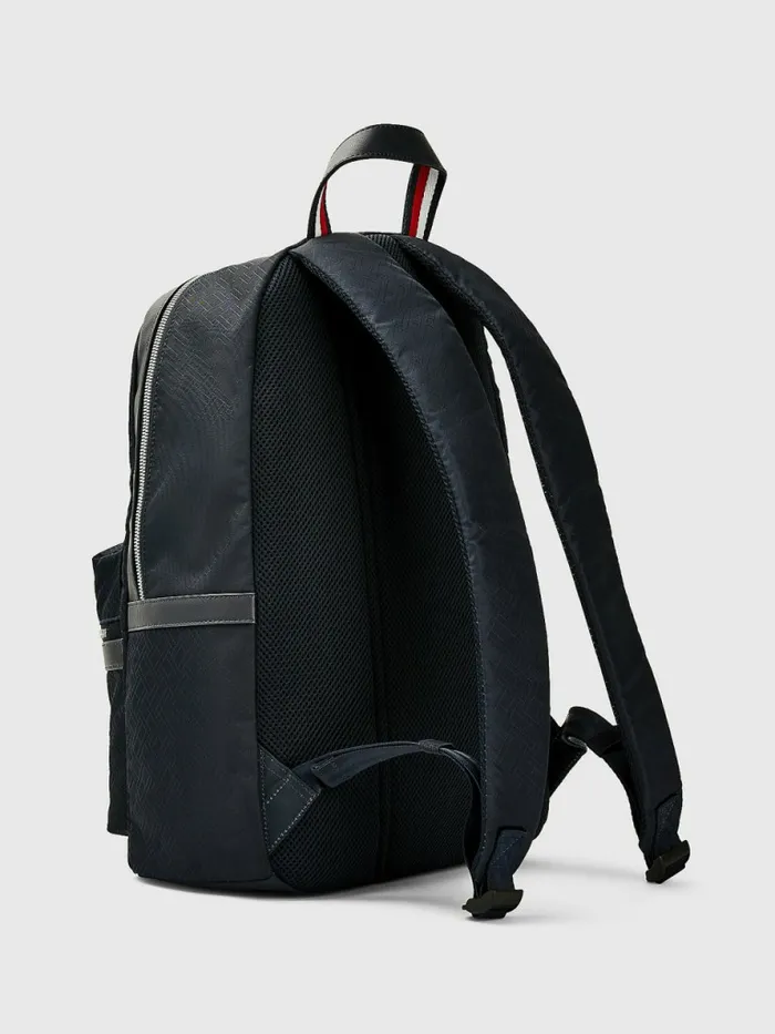 Tommy Hilfiger Flag Jacquard Backpack Desert Sky Flag Monogram Mens Bags Cheap On Sale