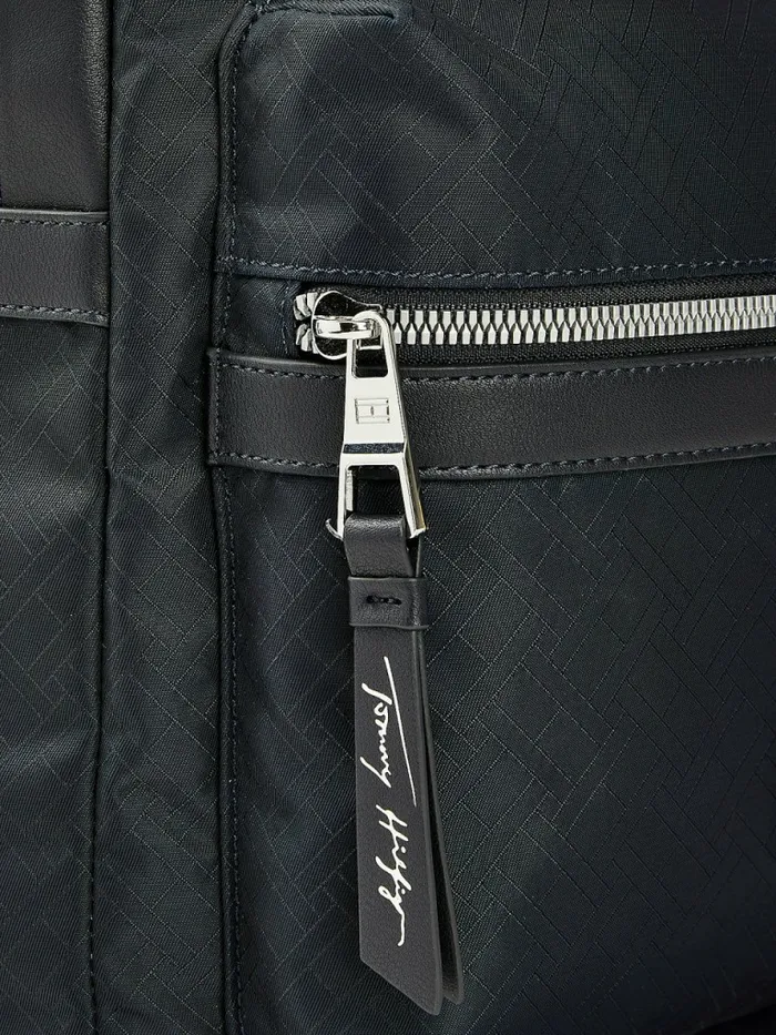 Tommy Hilfiger Flag Jacquard Backpack Desert Sky Flag Monogram Mens Bags Cheap On Sale
