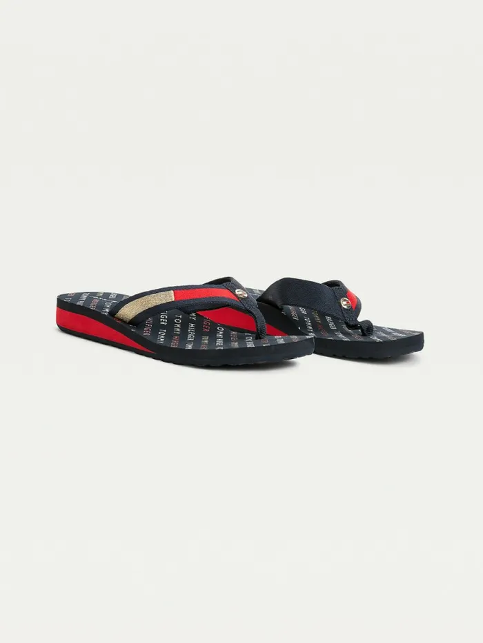 Tommy Hilfiger Flag Plaque MidWedge FlipFlop Sandals Desert Sky Womens Sandals On Sale Tommy Hilfiger Flag Plaque MidWedge FlipFlop Sandals Desert Sky Womens Sandals On Sale