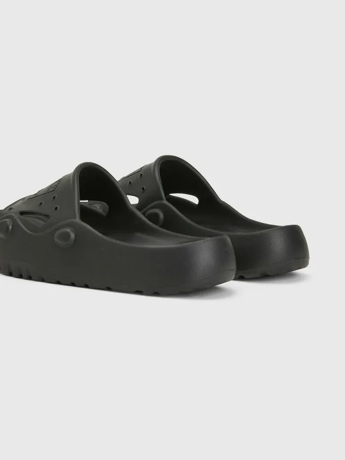 Tommy Hilfiger Flatform Cleat Pool Slides Black Womens Sandals Cheap On Sale