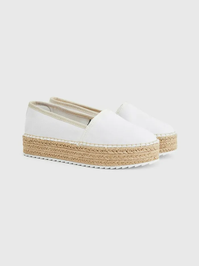 Tommy Hilfiger Flatform Espadrilles White Womens Pumps Near Me