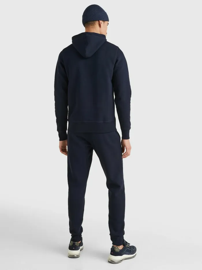 Tommy Hilfiger Flex Fleece Graphic Hoody Desert Sky Mens Sweatshirts and Hoodies Popular
