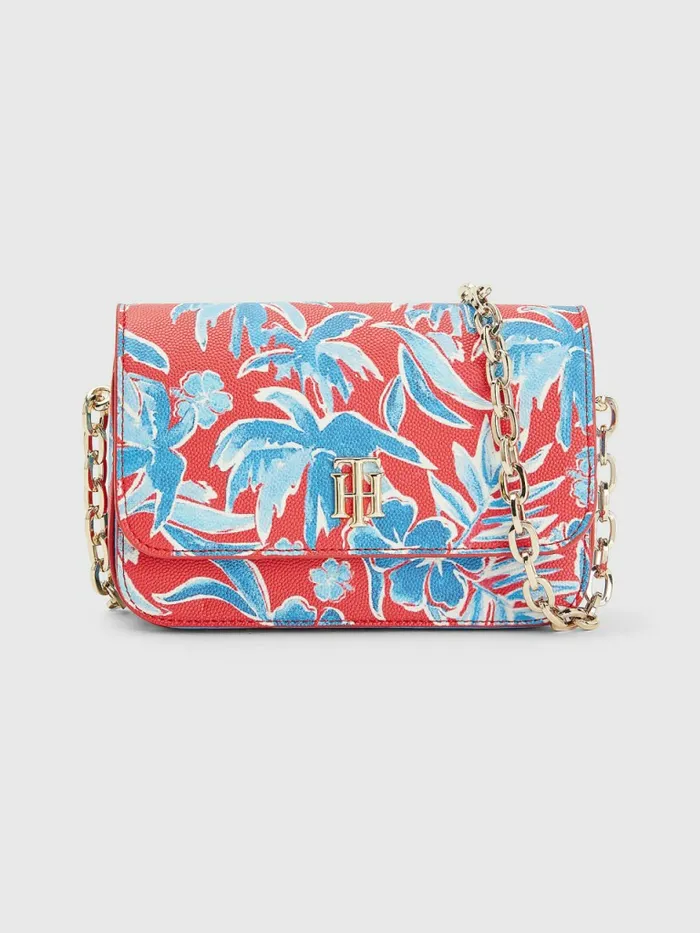 Tommy Hilfiger Floral Print Small Crossover Bag Flower Print Womens Bags Popular Tommy Hilfiger Floral Print Small Crossover Bag Flower Print Womens Bags Popular