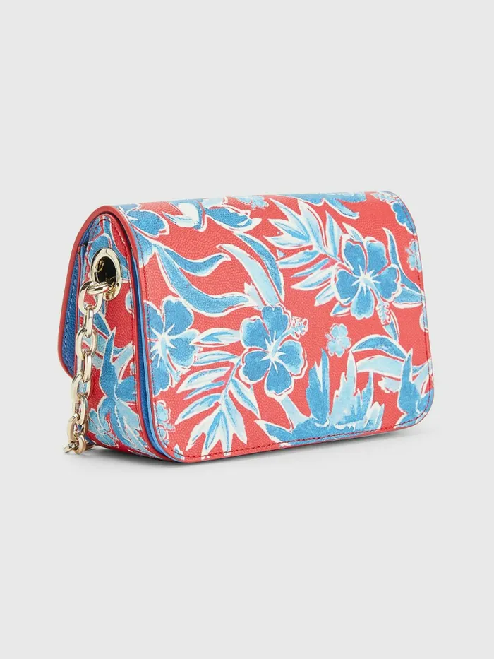 Tommy Hilfiger Floral Print Small Crossover Bag Flower Print Womens Bags Popular