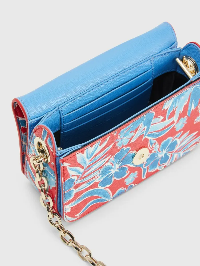 Tommy Hilfiger Floral Print Small Crossover Bag Flower Print Womens Bags Popular