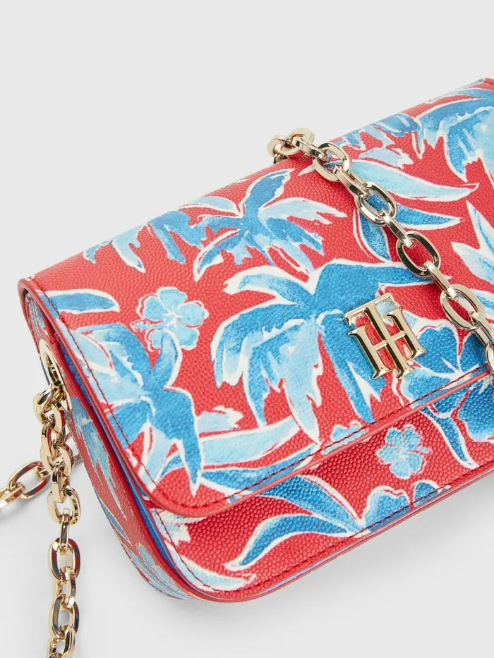 Tommy Hilfiger Floral Print Small Crossover Bag Flower Print Womens Bags Popular