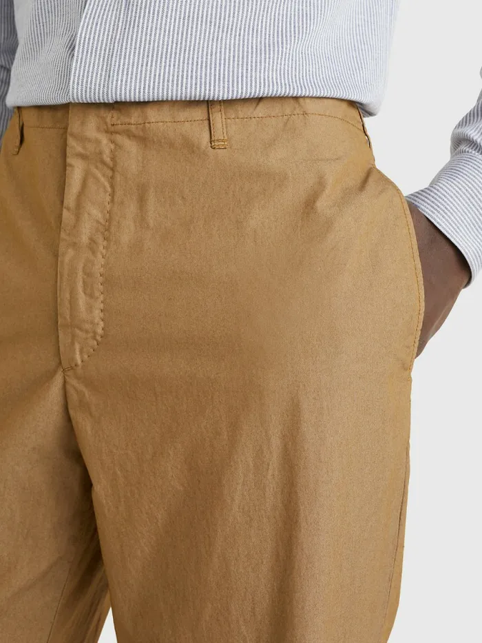 Tommy Hilfiger GarmentDyed Slim Fit Trousers Khaki Mens Suits