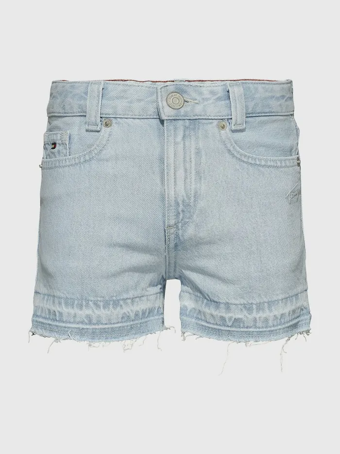 Tommy Hilfiger Girlfriend Bleached Denim Shorts Bleachrigid Girls Trousers Shorts and Skirts Near Me Tommy Hilfiger Girlfriend Bleached Denim Shorts Bleachrigid Girls Trousers Shorts and Skirts Near Me