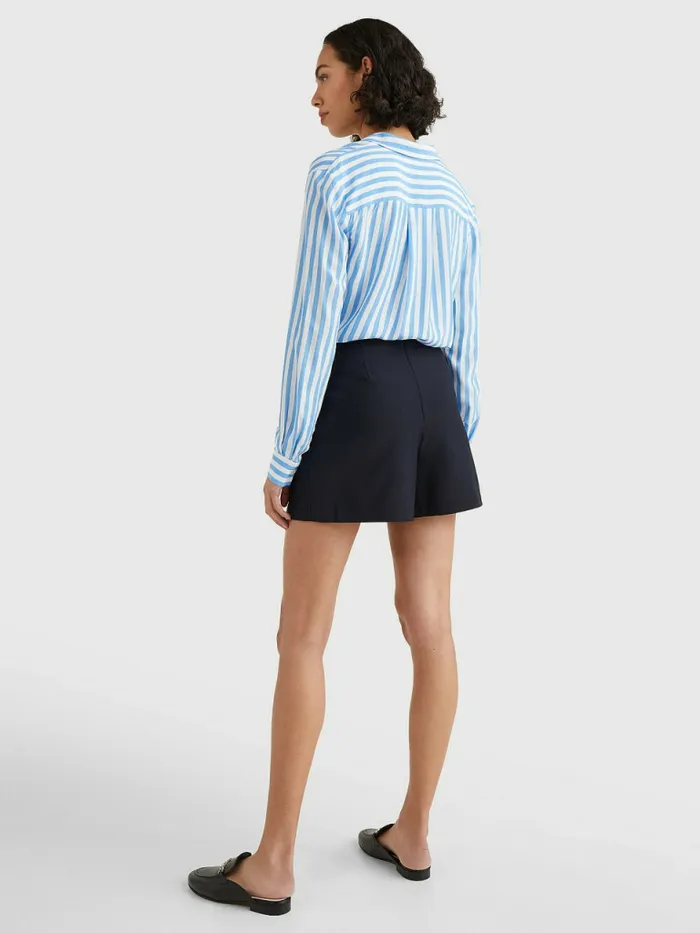 Tommy Hilfiger Gold Button Shorts Desert Sky Womens CoOrds On Sale