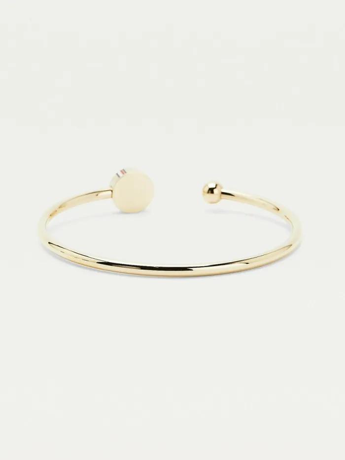 Tommy Hilfiger GoldTone And Crystal Bangle Yellow Gold Womens Jewellery