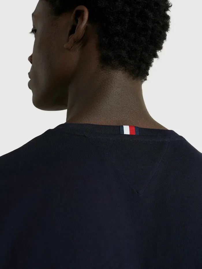 Tommy Hilfiger Graphic Logo TShirt Desert Sky Mens TShirts Cheap On Sale