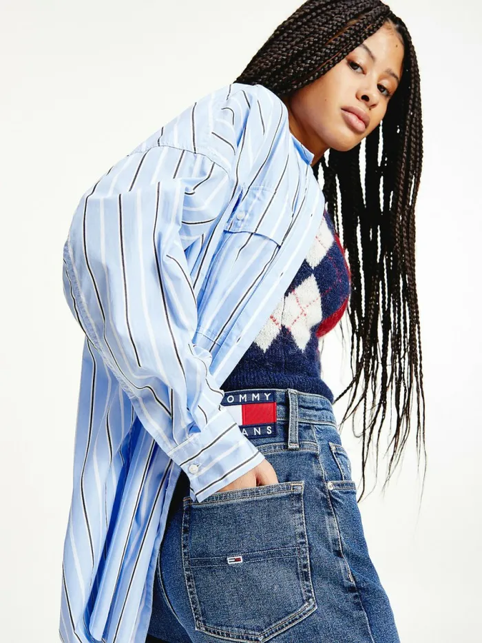 Tommy Hilfiger Harper High Rise Straight Ankle Jeans Denim Medium Womens Jeans On Sale