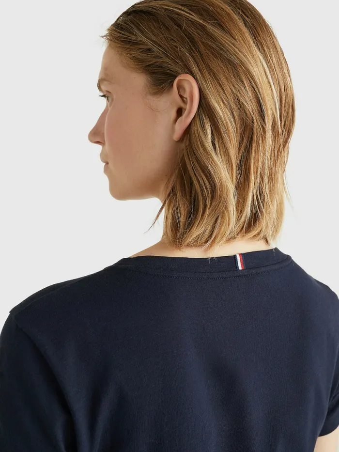 Tommy Hilfiger Heritage Crew Neck TShirt Midnight Womens Essentials