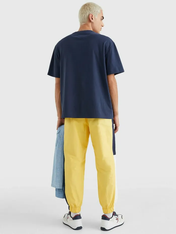 Tommy Hilfiger Heritage Organic Cotton Logo Patch TShirt Twilight Navy Mens TShirts Online