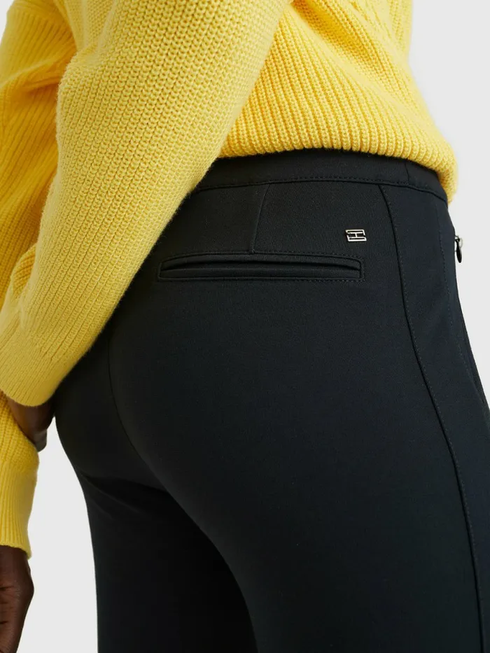 Tommy Hilfiger Heritage Skinny Fit Trousers Masters Black Womens Trousers