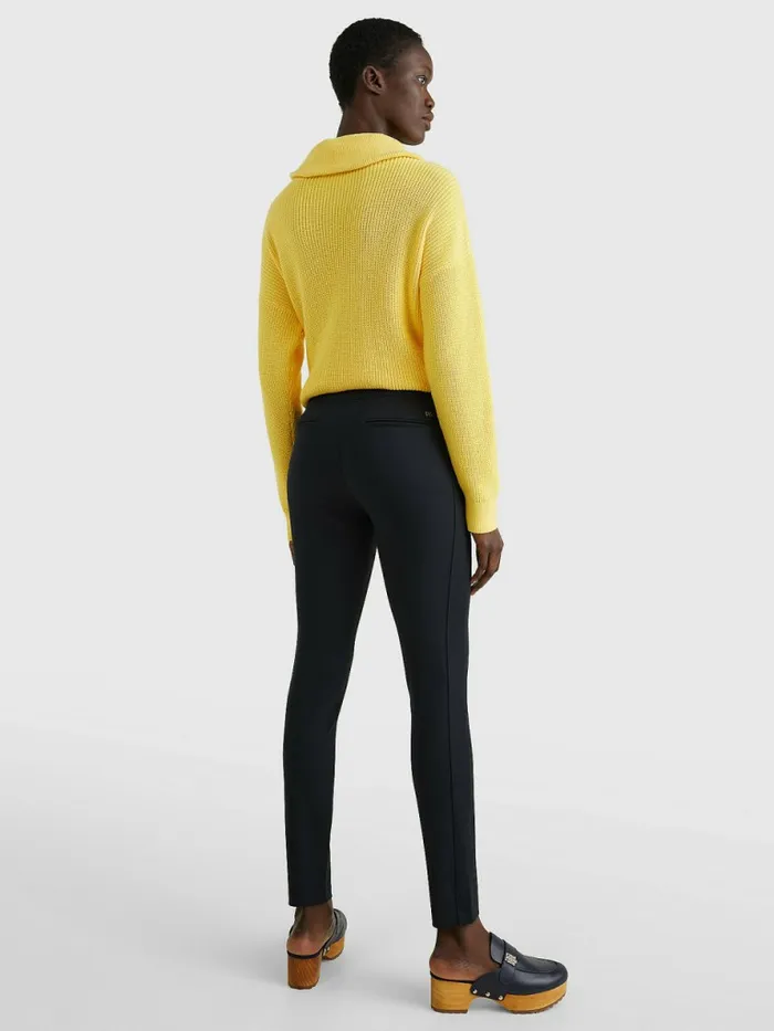 Tommy Hilfiger Heritage Skinny Fit Trousers Masters Black Womens Trousers