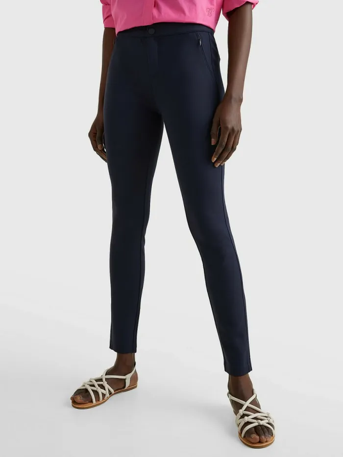 Tommy Hilfiger Heritage Skinny Fit Trousers Midnight Womens Trousers