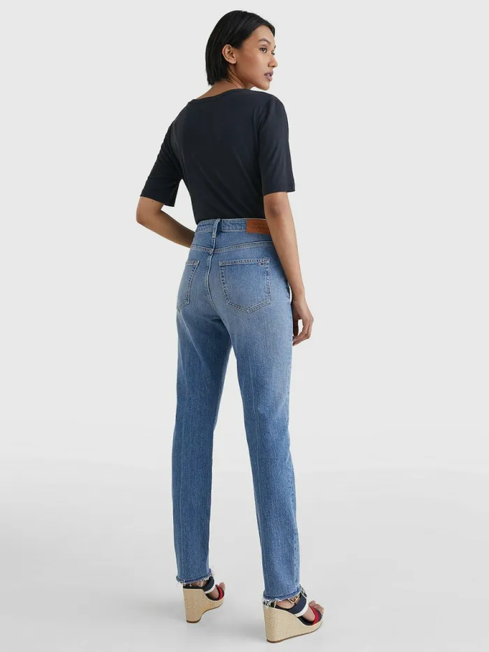 Tommy Hilfiger High Rise Slim Faded Jeans Feli Womens Jeans Gift 4 You
