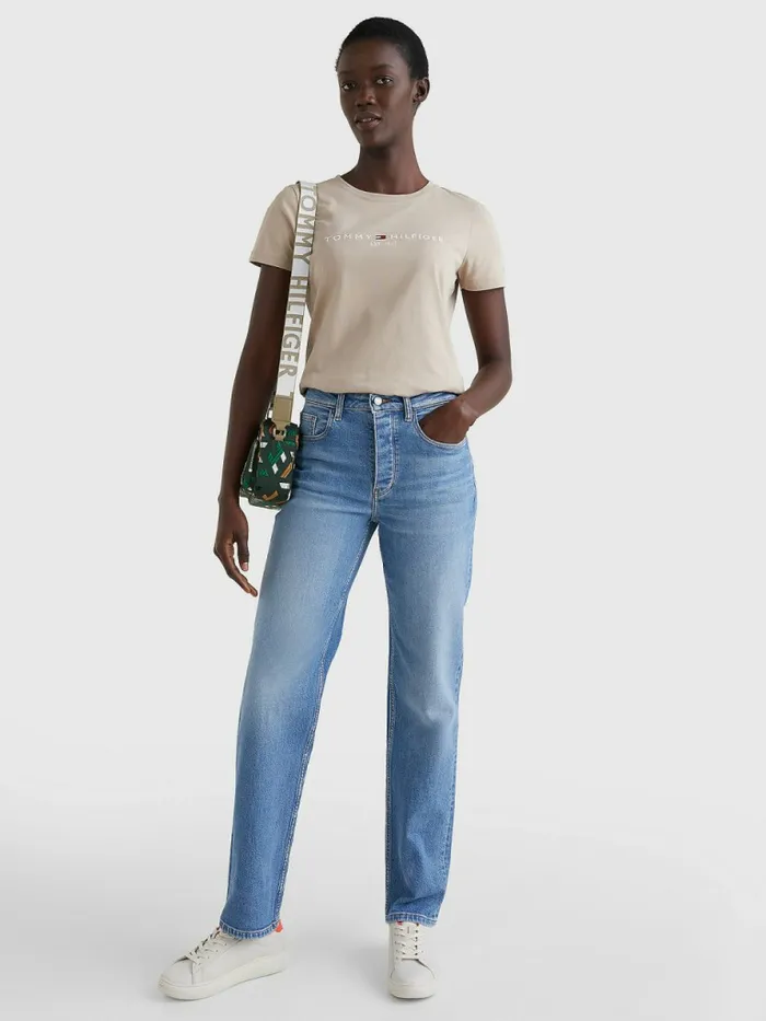 Tommy Hilfiger High Rise Straight Faded Jeans Liam Womens Jeans For Sale