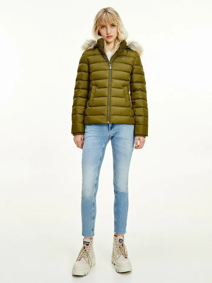 Tommy Hilfiger Hooded Down Jacket Northwood Olive Womens Coats and Jackets For Sale Tommy Hilfiger Hooded Down Jacket Northwood Olive Womens Coats and Jackets For Sale