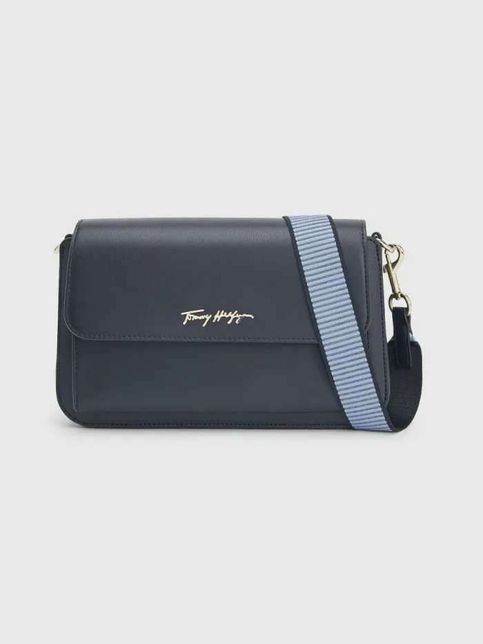 Tommy Hilfiger Iconic Logo Shoulder Bag Acc Desert Sky Womens Bags On Sale