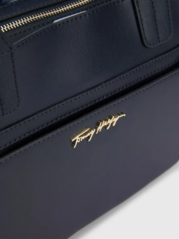 Tommy Hilfiger Iconic Satchel Acc Desert Sky Womens Bags Sale