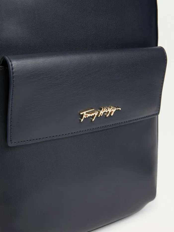 Tommy Hilfiger Iconic Signature Backpack Desert Sky Womens Bags Fashion
