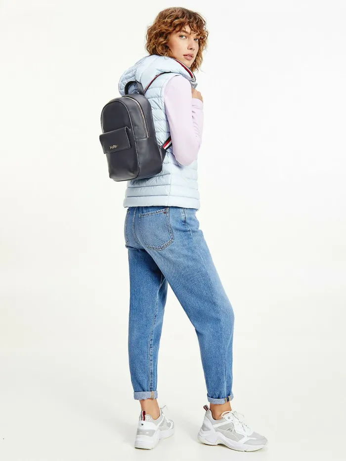 Tommy Hilfiger Iconic Signature Backpack Desert Sky Womens Bags Fashion