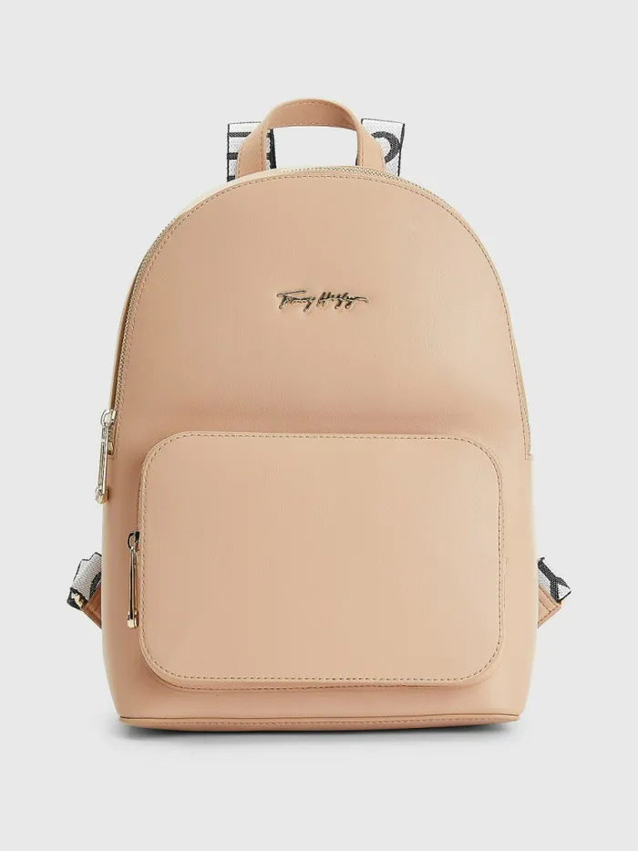Tommy Hilfiger Iconic Signature Plaque Backpack Sandrift Womens Bags Gift Ideas Tommy Hilfiger Iconic Signature Plaque Backpack Sandrift Womens Bags Gift Ideas