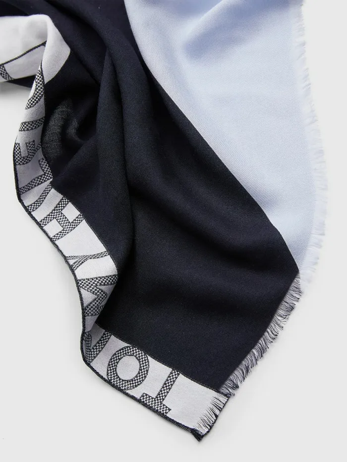 Tommy Hilfiger Iconic Stripe Scarf Hydrangea Mix Womens Hats and Scarves Gift 4 You