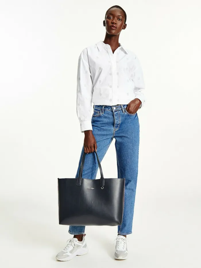 Tommy Hilfiger Iconic Tote Bag Desert Sky Womens Bags Sale