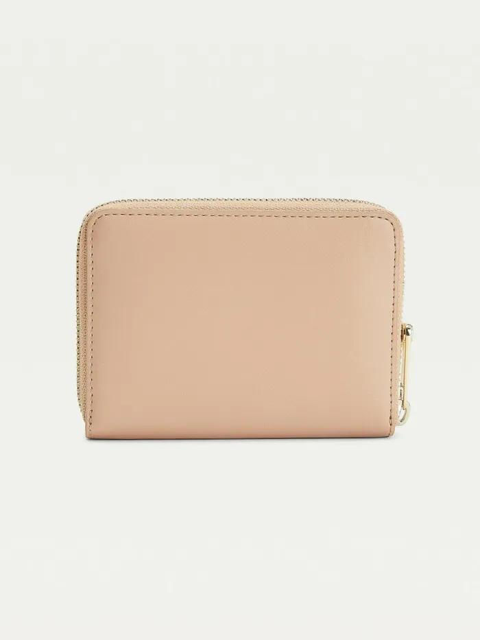Tommy Hilfiger Iconic ZipAround Medium Wallet Sandrift Womens Wallets and Keyrings Sale