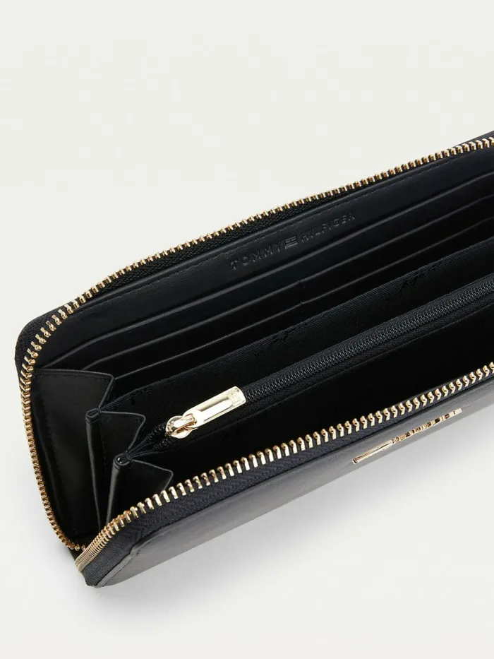 Tommy Hilfiger Iconic ZipAround Signature Wallet Desert Sky Womens Wallets and Keyrings Sale