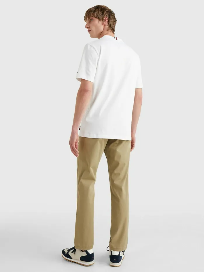 Tommy Hilfiger Icons Logo TShirt White Mens TShirts On Sale