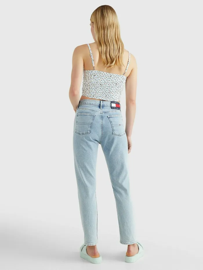 Tommy Hilfiger Izzie High Rise Slim Ankle Jeans Denim Light Womens Jeans Fashion