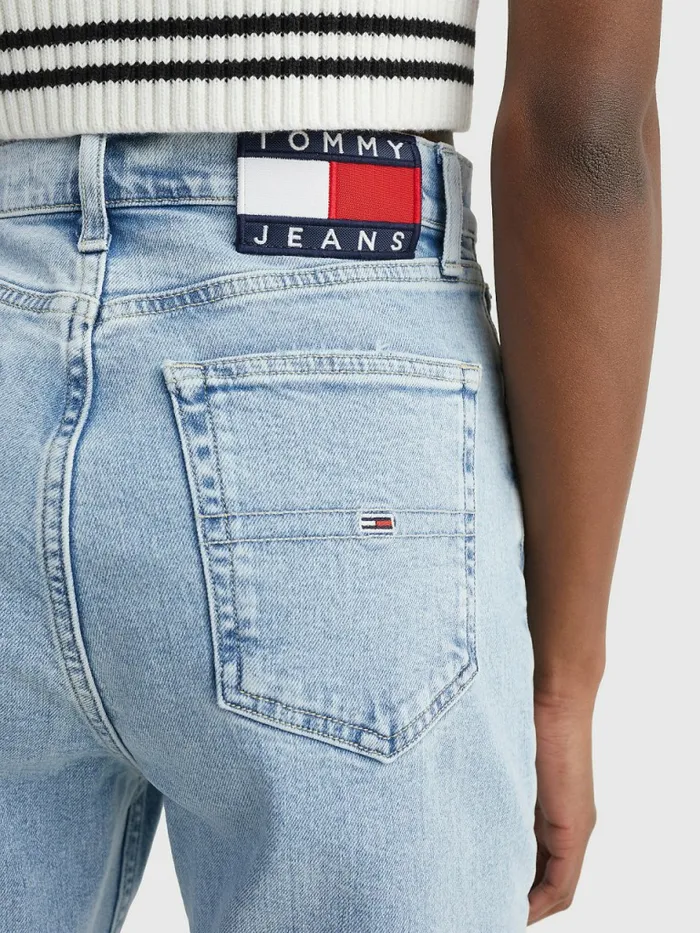 Tommy Hilfiger Julie Ultra High Rise Straight Jeans Denim Light Womens Jeans Casaul