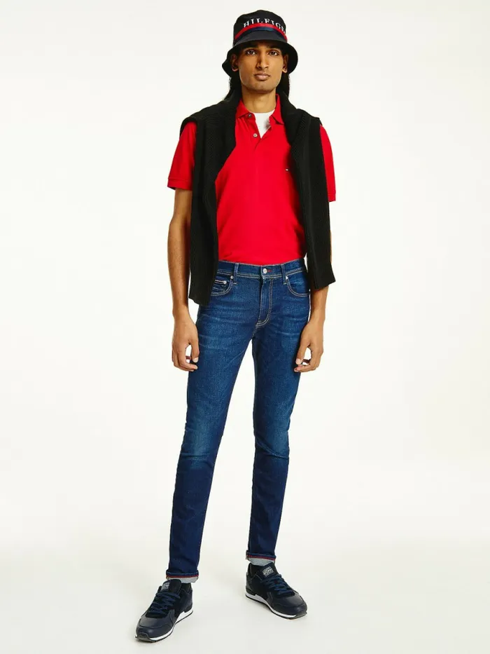 Tommy Hilfiger Layton Extra Slim Faded Jeans Olivier Indigo Mens Jeans On Sale Tommy Hilfiger Layton Extra Slim Faded Jeans Olivier Indigo Mens Jeans On Sale