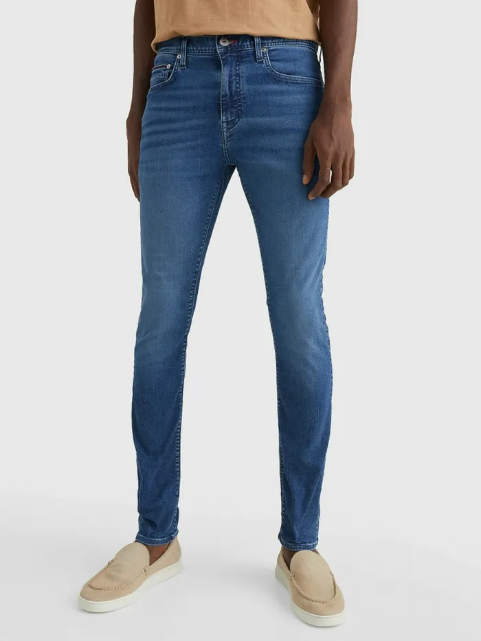 Tommy Hilfiger Layton Extra Slim Jeans Birch Indigo Mens Jeans Fashion