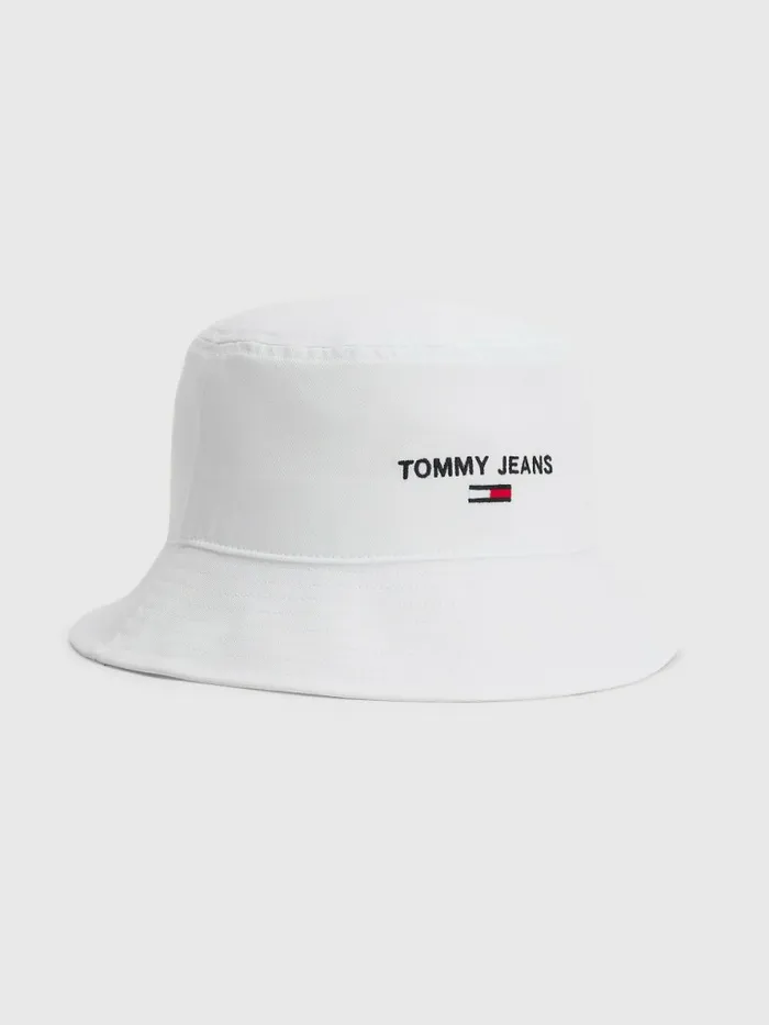 Tommy Hilfiger Logo Embroidery Bucket Hat White Womens Hats and Scarves Online Tommy Hilfiger Logo Embroidery Bucket Hat White Womens Hats and Scarves Online